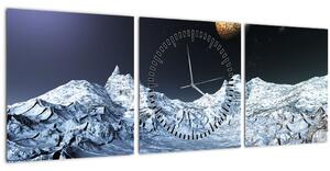 A világűr képe (órával) (90x30 cm)