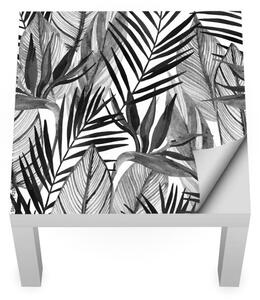 IKEA LACK asztal bútormatrica - akvarell trópusi dzsungel