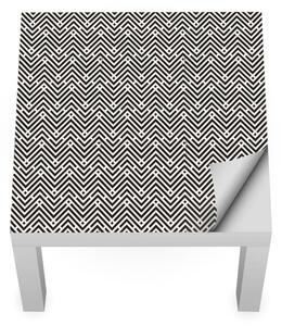 IKEA LACK asztal bútormatrica - hullámos halszálka minta