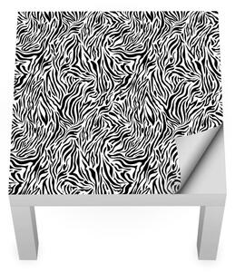 IKEA LACK asztal bútormatrica - sűrű zebra csíkok