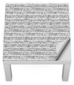 IKEA LACK asztal bútormatrica - vízszintes halcsont minta