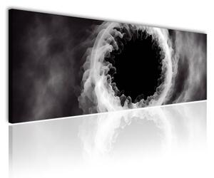 150x50 cm - Absztrakt füst kör vászonkép