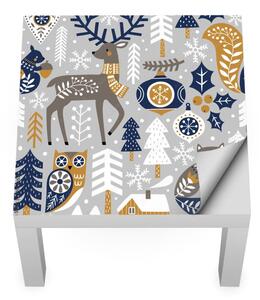 IKEA LACK asztal bútormatrica - erdő télen