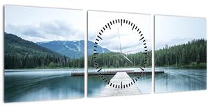 Kép - Kilátás a mólóról (órával) (90x30 cm)