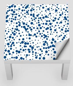 IKEA LACK asztal bútormatrica - kék pontok
