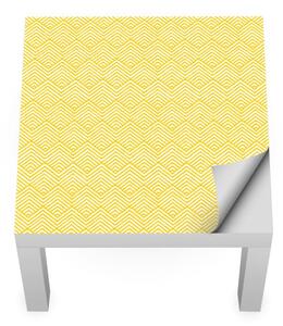 IKEA LACK asztal bútormatrica - sárga geometria