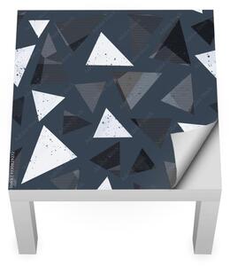 IKEA LACK asztal bútormatrica - szürke háromszögek