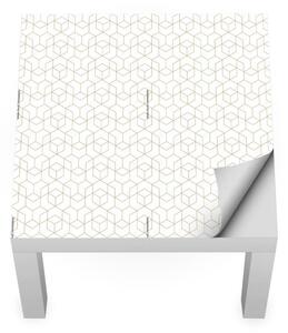 IKEA LACK asztal bútormatrica - hatszögek és kockák