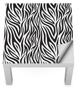 IKEA LACK asztal bútormatrica - fekete zebra