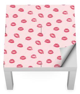 IKEA LACK asztal bútormatrica - rózsaszín ajkak