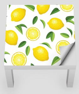 IKEA LACK asztal bútormatrica - citromok és levelek