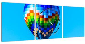 Kép - Hőlégballon (órával) (90x30 cm)