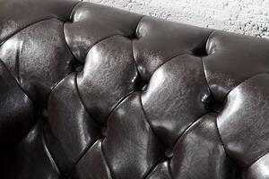 Luxus fotel Chesterfield II sötét barna