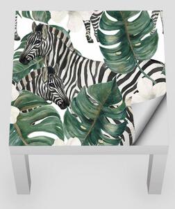 IKEA LACK asztal bútormatrica - akvarell zebra