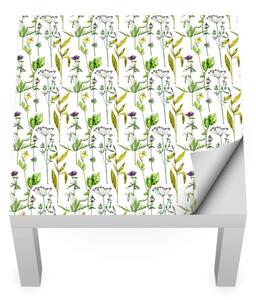 IKEA LACK asztal bútormatrica - akvarell mezei virágok