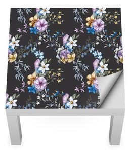 IKEA LACK asztal bútormatrica - pasztell virágcsokrok