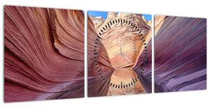 Kép - Arizonai hullámok (órával) (90x30 cm)