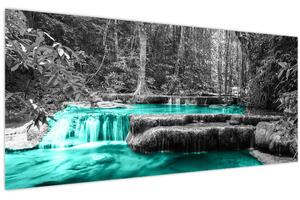 Kép - Téli folyó (120x50 cm)