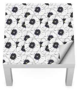IKEA LACK asztal bútormatrica - fehér hibiszkusz