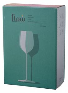 Lunasol - 450 ml-es vörösboros poharak 2 db-os készlet - FLOW Glas Platinum Line (321701)