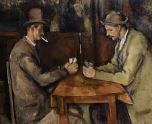 Reprodukció The Card Players, 1893-96, Cezanne, Paul