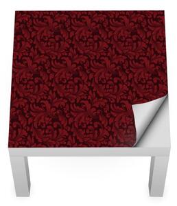 IKEA LACK asztal bútormatrica - piros ornamentum