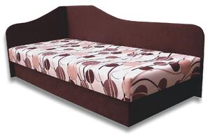 Egyszemélyes ágy (dívány) 80 cm Lady 87 (sötétbarna 40 + Ikarus 20) (B)