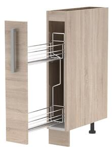 Alsó kihúzható konyhai tároló szekrény NOPL-066-VK Noliana (sonoma tölgy)
