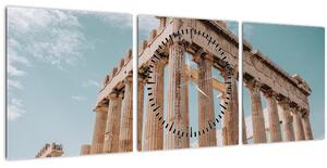 Kép - Ősi akropolisz (órával) (90x30 cm)