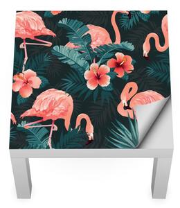 IKEA LACK asztal bútormatrica - gyönyörű flamingók