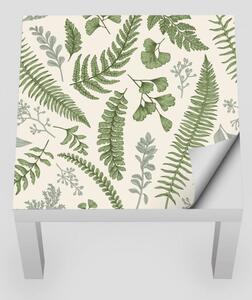 IKEA LACK asztal bútormatrica - erdei növények levelei