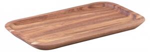 Téglalap formájú akácfa kistálca , 25 x 14 cm - FLOW Wooden (593703)