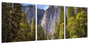 Kép - A Yosemite szikla alatt (órával) (90x30 cm)
