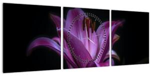 A liliom képe (órával) (90x30 cm)