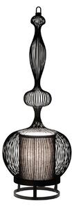 Asztali lámpa Forestier, Impératrice, Fekete, Nappali, Fém, Dizájn