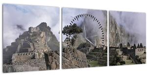 Kép - Machu Picchu (órával) (90x30 cm)