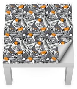 IKEA LACK asztal bútormatrica - szürke tukánok