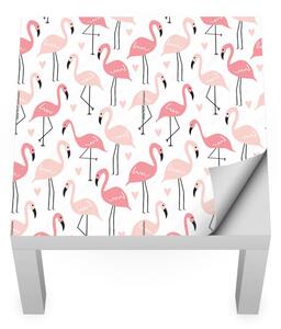 IKEA LACK asztal bútormatrica - minimalista flamingók