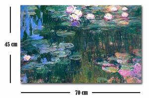 Fali vászon kép Claude Monet másolat, 45 x 70 cm