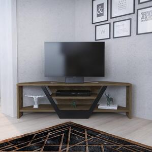 TV asztal/szekrény Sarra (tölgy + fekete)