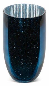 Molly1 üveg váza Kék 16x28 cm