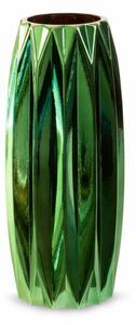 Negro üveg váza Zöld 12x12x30 cm