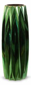 Negro üveg váza Zöld 17x17x45 cm
