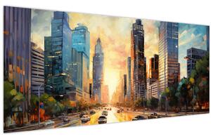 Kép - A város festése (120x50 cm)