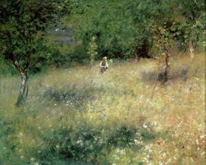 Pierre Auguste Renoir - Festmény reprodukció Spring at Chatou, c.1872-5, (40 x 35 cm)
