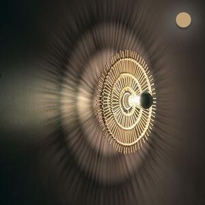 Toolight Toollight Boho, fali lámpa 43cm 1xE27 APP1577-5C, natúr barna, OSW-03904