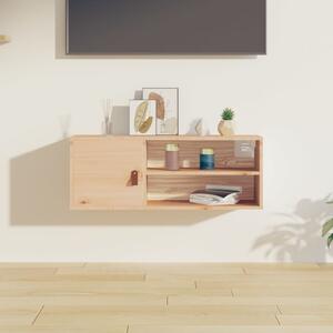Tömör fenyőfa faliszekrény 80 x 30 x 30 cm