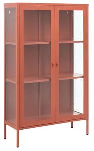 Üveges vitrin NASH Fém 90 cm Aranybarna