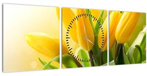 Kép - Sárga tulipán (órával) ()