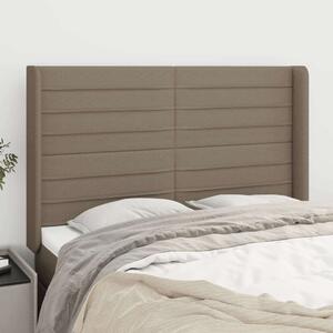 VidaXL Fejtámla Szövet - Barna - 147x16x118/128 cm